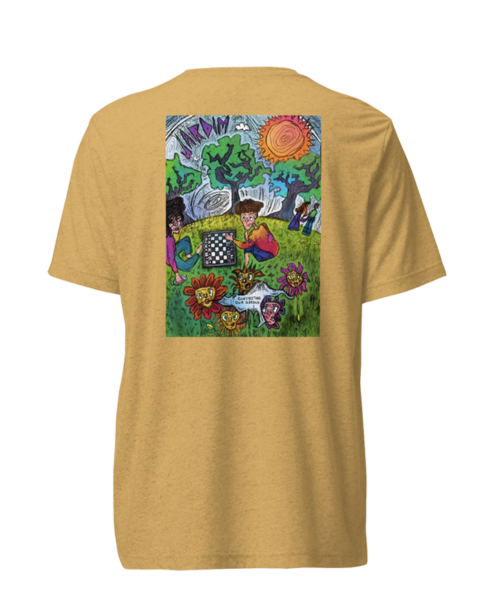 Jardim: Cultivating Our Garden short sleeve t-shirt in yellow