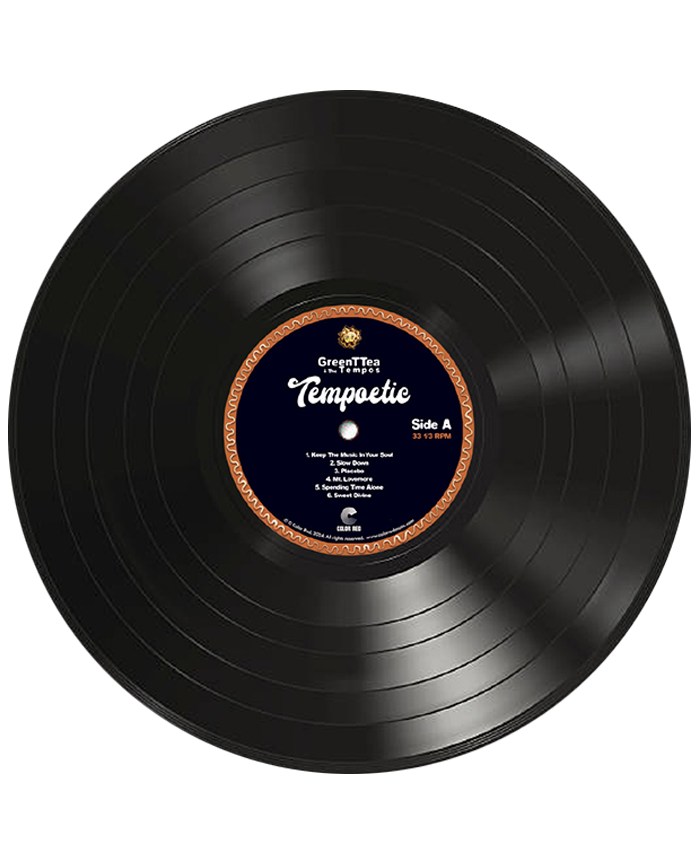 Tempoetic album limited edition vinyl record by GreenTTea & the Tempos